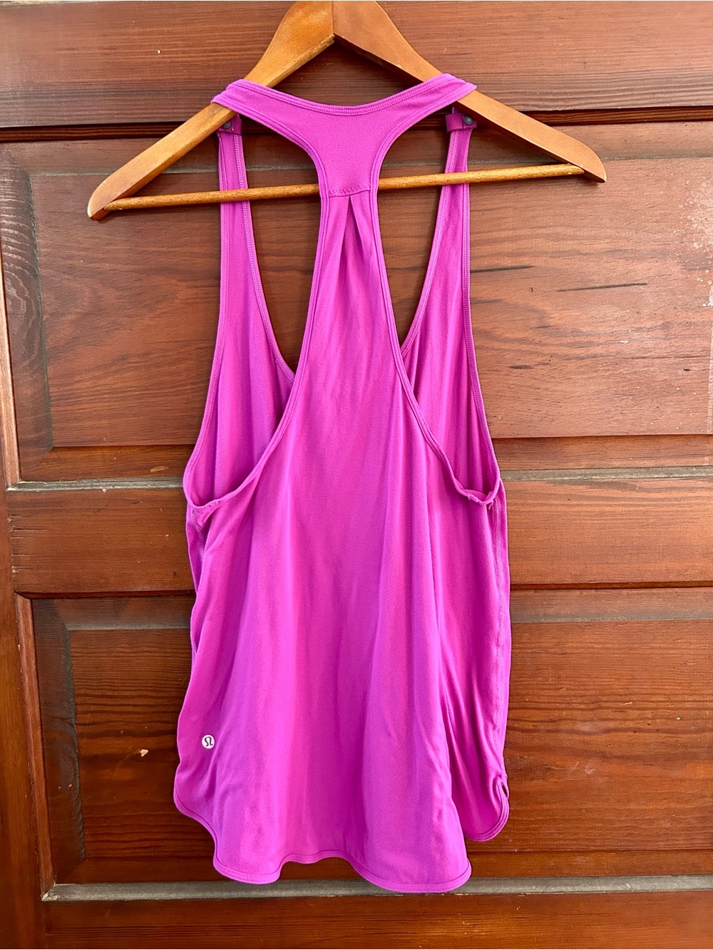 lululemon athletica Women's Magenta Racerback Tank Top Built-In Bra Strap Holder - Picture 2 of 8